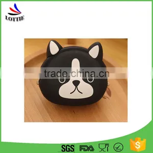 2016 Hot Sale New Design Children Gifts Colorful Silicone Purse Wallet With Custom Made Printing LOGO thumbnail-4