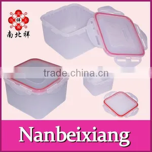 Microwave Plastic Food Container With Lid thumbnail-1