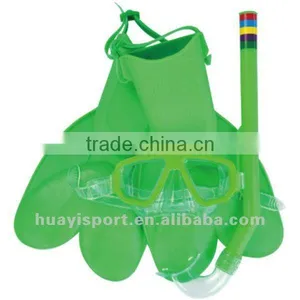 Kids Fins Set Mask and Snorkel Diving Set thumbnail-1