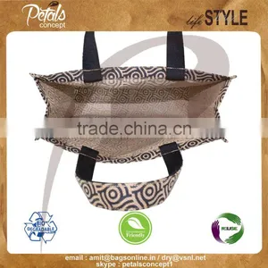 2017 Fancy Jute Tote Bag for Men thumbnail-5