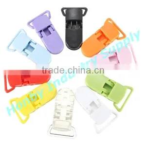 Assorted Colors Alligator 1" Plastic Pacifier Clips thumbnail-1