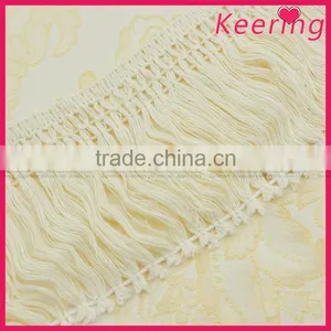 Cheap Lace White Braid Tassel Trimming for Sofa WTPB-013 thumbnail-3