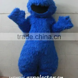 Long Fur Cookie Monster Costume Mascot NO.1763 thumbnail-1