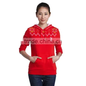 Women Christmas Pullover Hoody thumbnail-1
