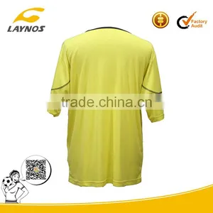 100% Polyester Cationic Fabric Blank Soccer Jersey thumbnail-4