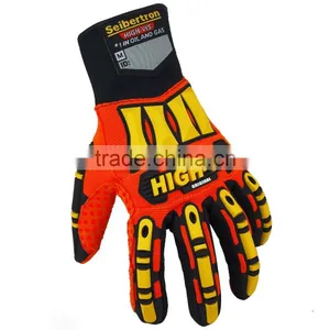 Seibertron High-vis Impact Protection Safety Gloves Oil and Gas Hand Gloves Industrial Hand Gloves thumbnail-1