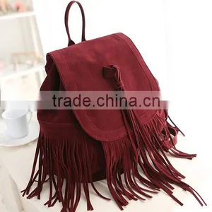 DY0023Z Europea Fashion Ladies Leather Fringe Packbag Leather Bag thumbnail-2