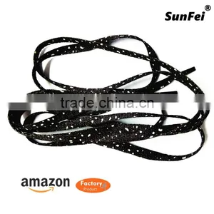 Flat Shoes Laces High Quality Speckled Shoelaces for Running Sneakers Yeezy Boots and Sports Canvas thumbnail-4