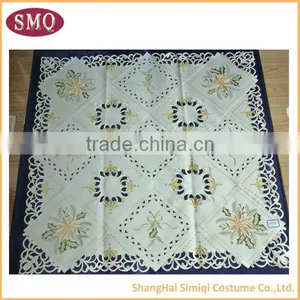 Beautiful Design Embroidery Clear Vinyl Tablecloth thumbnail-1