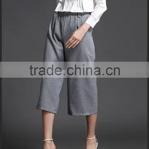Casual Fashion Linen Straight Loose Pants for Woman thumbnail-1