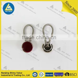 Widely Used Type Metal Buttons Extenders in Different Colors Crystal Bordered in High Tension With Strong Spring thumbnail-3