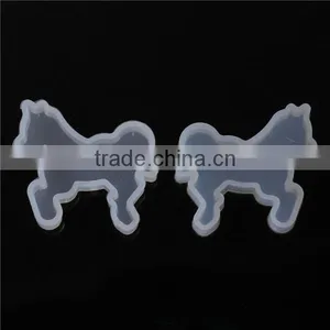 Silicone DIY Tools Resin Mold Horse Animal White 44mm x 40mm thumbnail-1