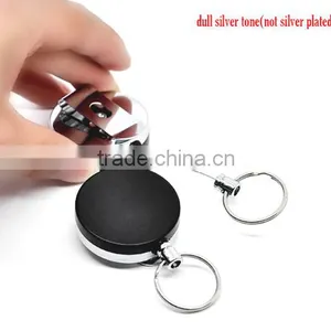 Wholesale Retractable Key Ring Reels With Belt Clip 7cm thumbnail-3