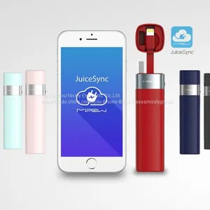 Power Bank Battery 3000mAh Smart APP Portable Mini Charger With MFI Lightning Cable for IPhone 6 6S thumbnail-1