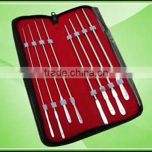 DITTEL URETHRAL SOUNDS SET OF 8 UROLOGY INSTRUMENTS SURGICAL AND GYNECOLOGY thumbnail-1