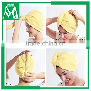 Embroidered Logo Turbie Twist Hair Towel Microfiber thumbnail-1