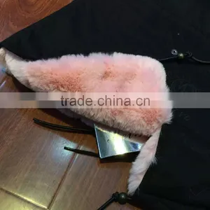 Wholesale Black Vest Fur Parka,Short Pink Fur Lined With Real Raccoon Dog Hood thumbnail-3