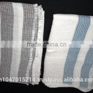Organic Flax Linen Waffle Bath Towel -- Hand Woven thumbnail-6