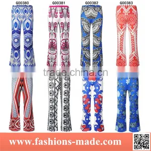 2017 New Casual Ladies Wide Leg Pants Palazzo Pants Women thumbnail-1