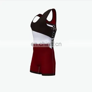 New Freestyle Men's Sublimation Wresting Suit thumbnail-2