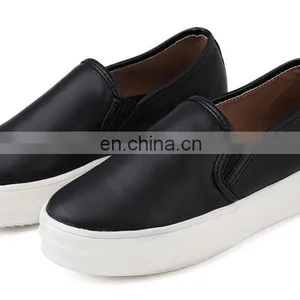 Wholesale Leisure Shoes Canvas High Heel Sneakers thumbnail-3