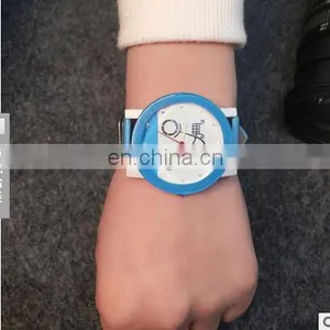 Top Quality Fashion Diamond Leather Quartz Analog Watch Bicycle Watch Children Students Wrist Watch thumbnail-2