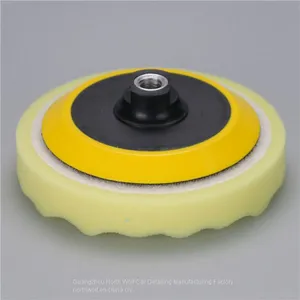 Car Care Cleaning Sponge Flat Foam Pad Wave for Cutting thumbnail-3