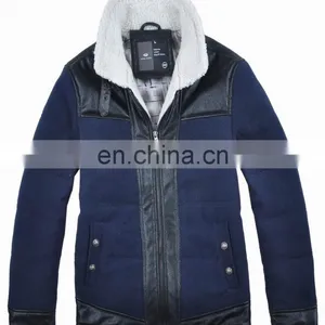 2017 Latest Design Mens Handsome Padded pu Leather Jacket Motrocycle thumbnail-1