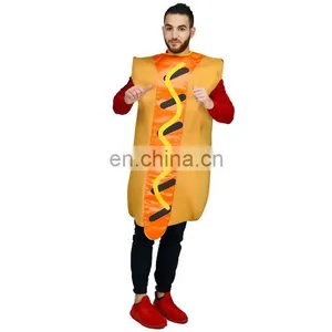 Funny Halloween Carnival Party Food Series Costume Hot Dog Design thumbnail-1
