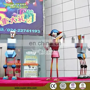 Life Size Fiberglass Robot Sculpture thumbnail-2