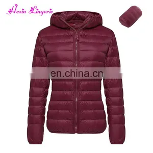 Bulk Stocks Women White Duck Light Weight Packable Down Jacket For Winter thumbnail-1