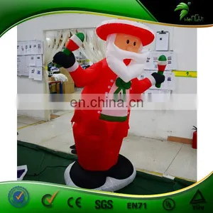 Hongyi Favorable Inflatable Christmas Santa Claus, Inflatable Father Christmas for Decoration thumbnail-3