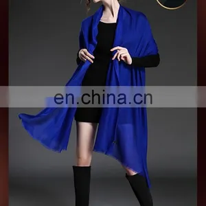 Pure Color Cashmere Scarf Shawl thumbnail-2