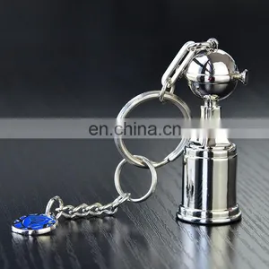 Wholesale Custom Design Cheap 3D Airplane Shape Metal Keychain Keyring thumbnail-4