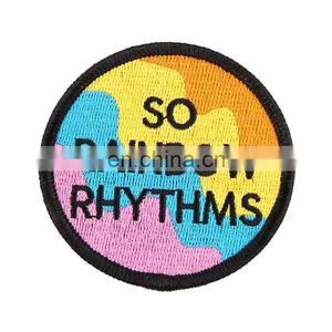 Colorful Rainbow Full Embroidery Patch Can Accept Custom Made thumbnail-1