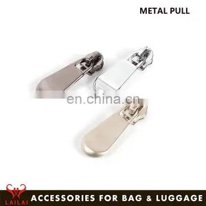 Fashion Zinc Alloy Material Metal Zipper Puller With Slider Use in Bag/handbag/luggage thumbnail-3