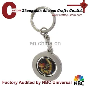 Iron Stamped Promotional Keyring With Epoxy thumbnail-4