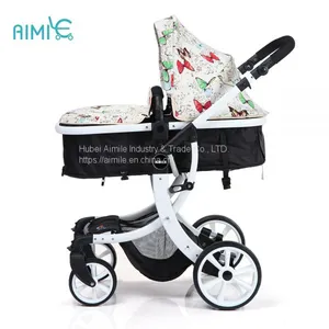 2018 Deluxe New Model Baby Stroller China Factory 3 in 1 Pram thumbnail-1