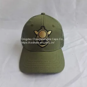 Wholesale Fashion 6 Panels Embroided Character Sports Caps Trucker Caps thumbnail-5