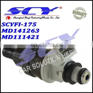 New Fuel Injector MD141263 for 1988-1994 Mitsubishi Montero Mirage Eagle Vista Eclipse thumbnail-1