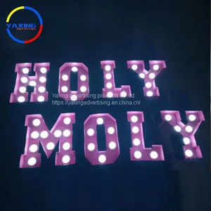 DIY Letter Symbol Sign Heart Lighting Plastic LED Marquee Letters Wedding Valentine's Day Confession Propose Marriage Party Decorations thumbnail-1