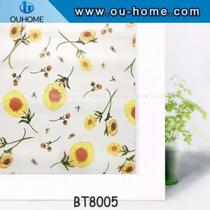 BT8005 Frosted Privacy Adhesive Bathroom Window Film thumbnail-4