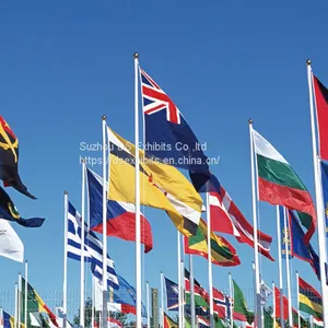 Swooper 100%Polyester Custom 3x5FT All Countries Flags thumbnail-1
