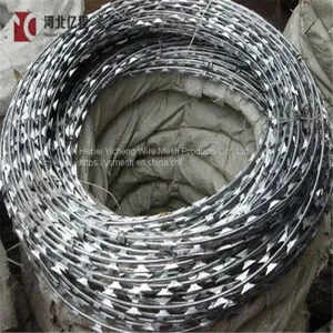 BTO&CBT Anti-rust Galvanized Concertina Razor Wire/Razor Barbed Wire/Razor Wire thumbnail-4