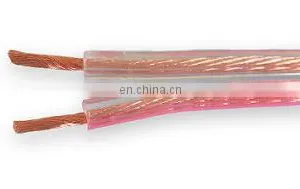 New Product Cca and Copper Pvc Transparent Speaker Cable Wire thumbnail-7