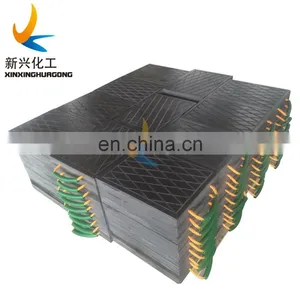 OEM UHMWPE Blocks Outrigger Mat/Solid Plastic Blocks/Black Crane Pad Construction Equipment Concrete Pump Outriggers Pad Uhmwpe thumbnail-3
