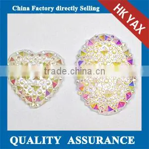 Resin Rhinestone Heart Shape,heart Shape Rhinestone Resin,heart Shape Resin Rhinestone Crystal Opal Red Rose thumbnail-1
