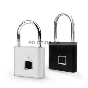 Fingerprint Lock Keyless Smart Fingerprint Padlock Waterproof Anti-Theft Security Electronic Digital Lock for House Door thumbnail-2