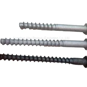 Hexagon Head S1 Screw Spike According to GB/T3098.1 for Railroad Fastening thumbnail-1