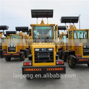 Full Hydraulic Mini Front End Loader, Wheel Loader, Cheap Loaders for Sale thumbnail-2